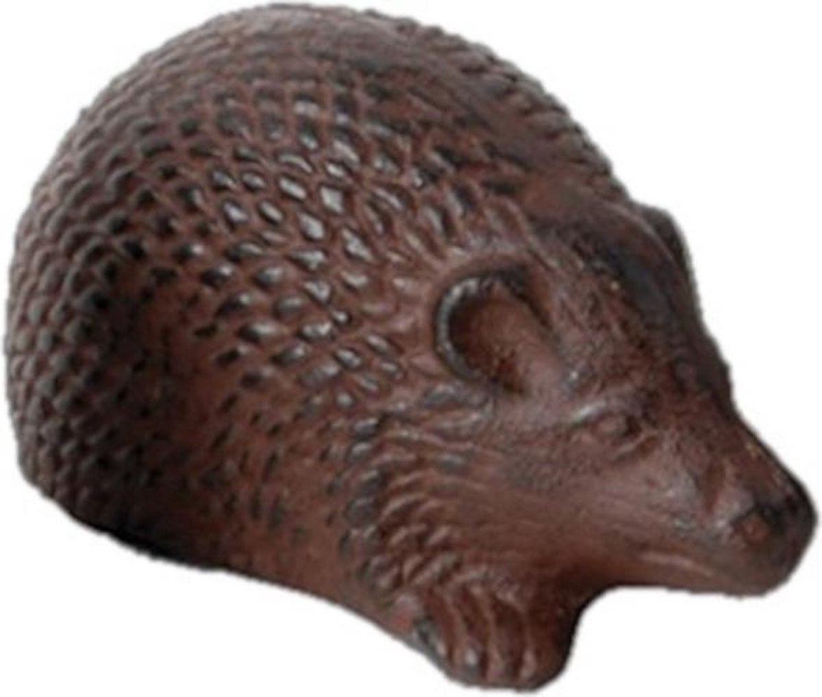 Esschert Design Tuinbeeld Egel Bruin Gietijzer voor op Tafel