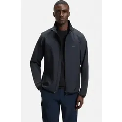 BOSS für Herren. 50533773 Marineblaue Super-Stretch-Popeline-Jacke (M), Lässig, Polyester