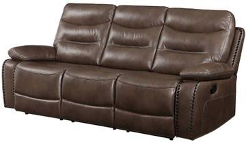 CDecor Graton Brown Motion Sofa with Tufted