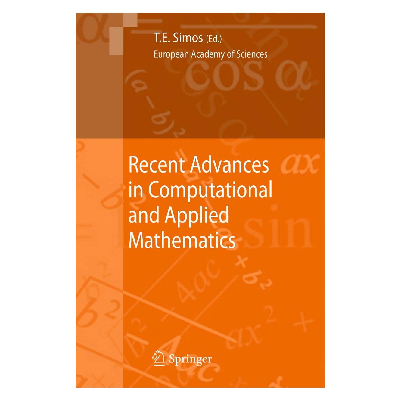 Springer Recent Advances in Computational and Applied Mathematics (Englisch, Hardcover, Theodore E. Simos) (9789048199808)