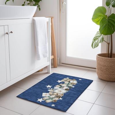 Addison Rugs Machine Washable Indoor/ Outdoor Christmas Present Chantille Rug
