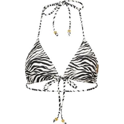 Bügel-Bikini-Top ALIFE & KICKIN, Damen, Gr. XS, Einheitsgröße, schwarz-weiß (zebra), 80% Polyamid, 20% Elasthan, Bikini-Oberteile