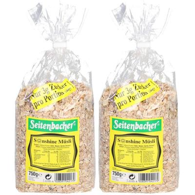 Seitenbacher Sb.- sunshine Müsli 2x 2x750 g