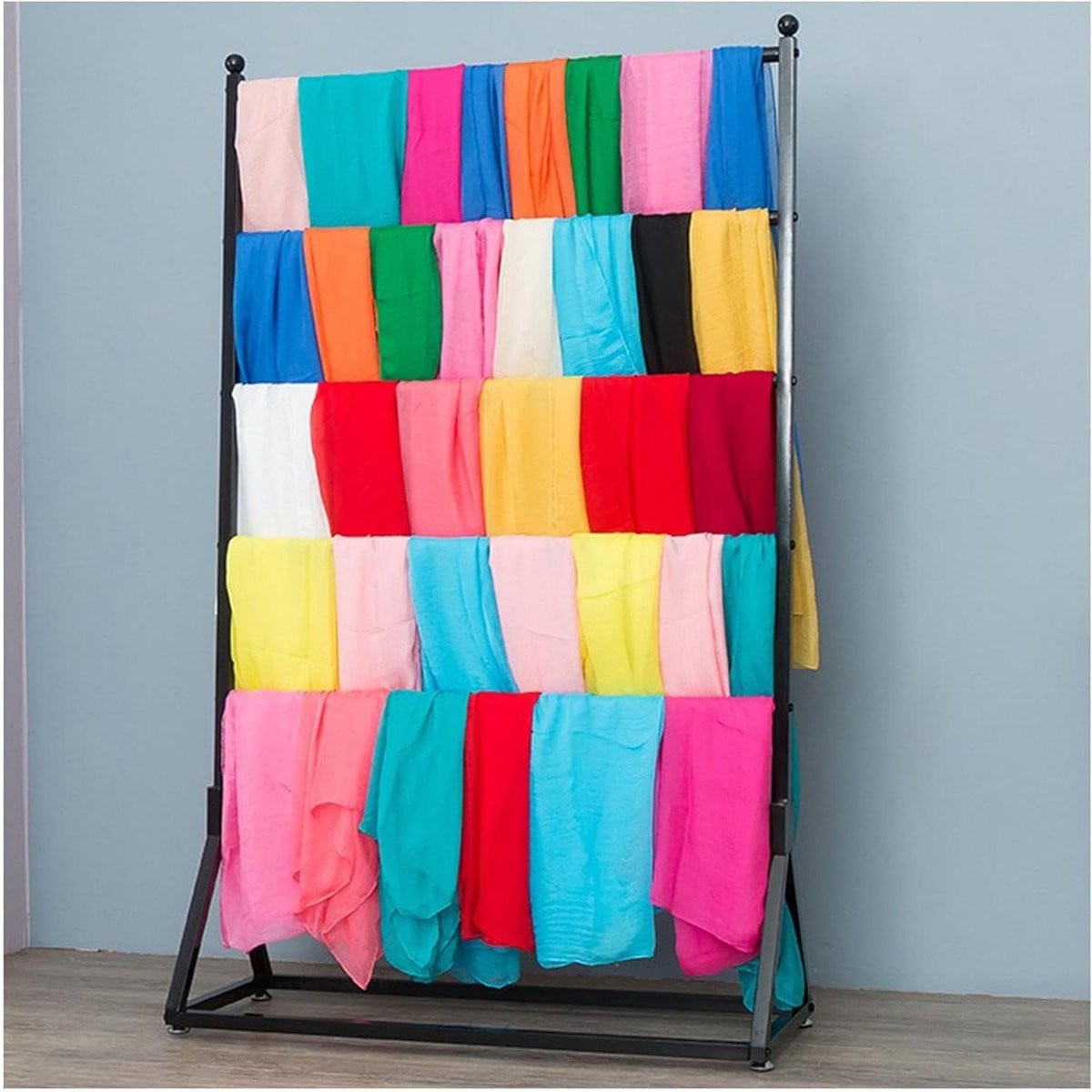 Zwarte Sjaal Display Stand Accessoire Organizer van Staal