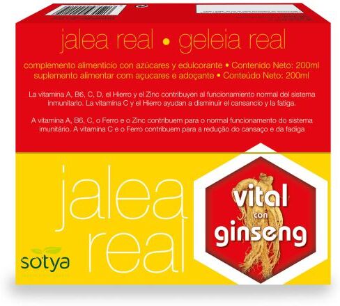 Sotya Vital Royal Jelly with Ginseng 20 Phials 20