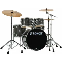 Sonor AQX Studio Set 20 - Black Midnight Sparkle - Schlagzeug