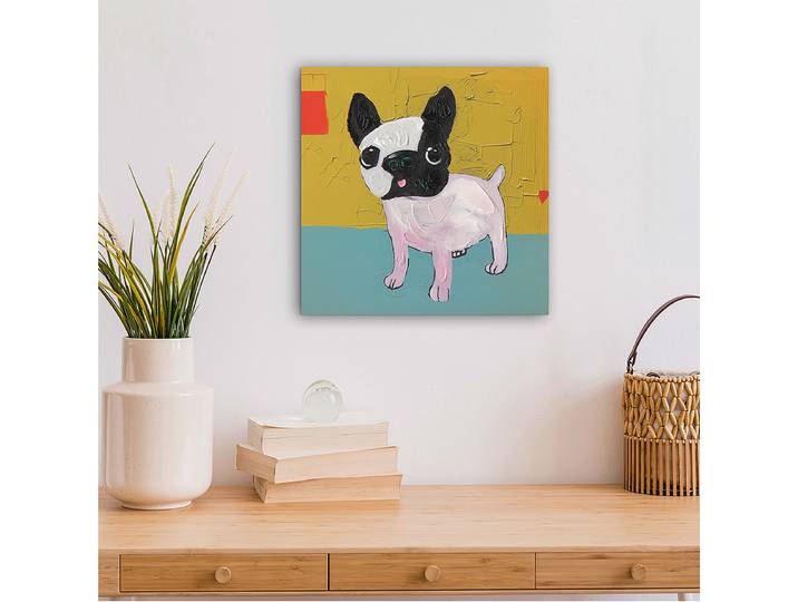 Toile Small Bully Tissu mélangé Multicolore 40 x 40 x 3cm