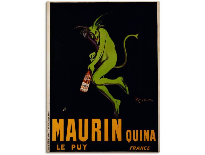 Leinwandbild ARTLAND Maurin Quina. Um 1922 , schwarz (farbe bild(er): schwarz), B:90cm H:120cm, Bilder, Leinwandbild, auf Holzrahmen gespannt