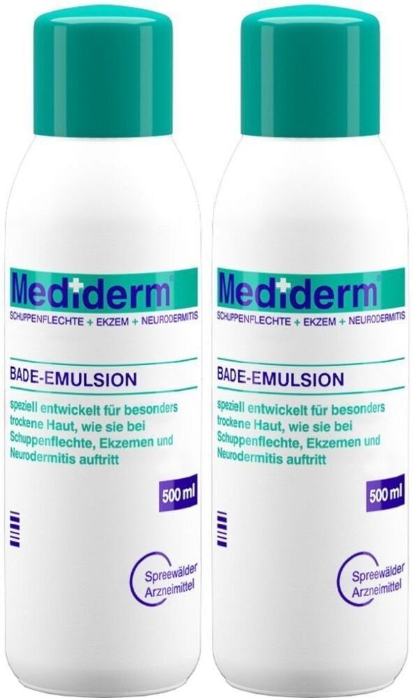 Mediderm Bade-Emulsion 2x 2x500 ml Emulsion
