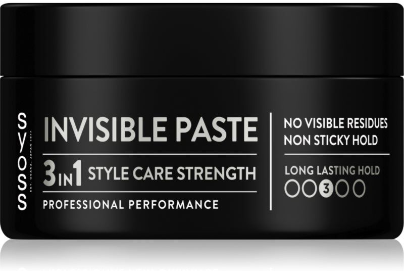 Syoss Invisible Paste pâte de définition transparente fixation moyenne 100 ml