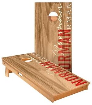 Skip's Garage Norman Gameday Cornhole Boards
