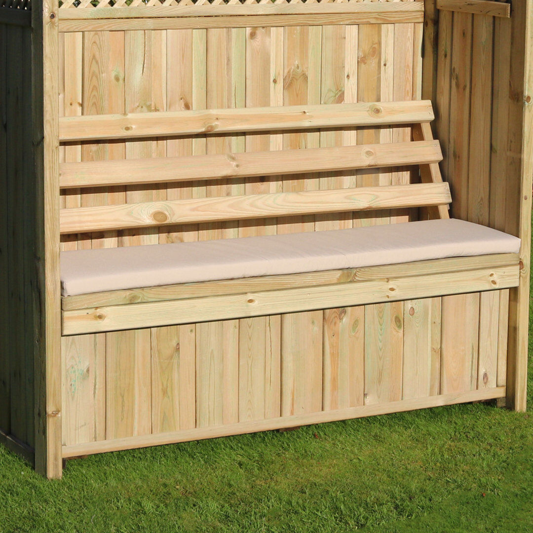 Symple Stuff Millville Arbour Garden Bench Cushion Stone