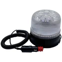 Berger & Schröter Rundumleuchte SM825HCAB 12 V, 24 V mit KFZ-Stecker, über Bordnetz Magnet-Befestigung, Schraubmontage, Saugnapf Blau, Orange
