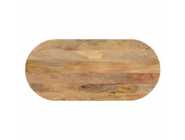vidaXL Tischplatte 140x50x2,5 cm Oval Massivholz Mango