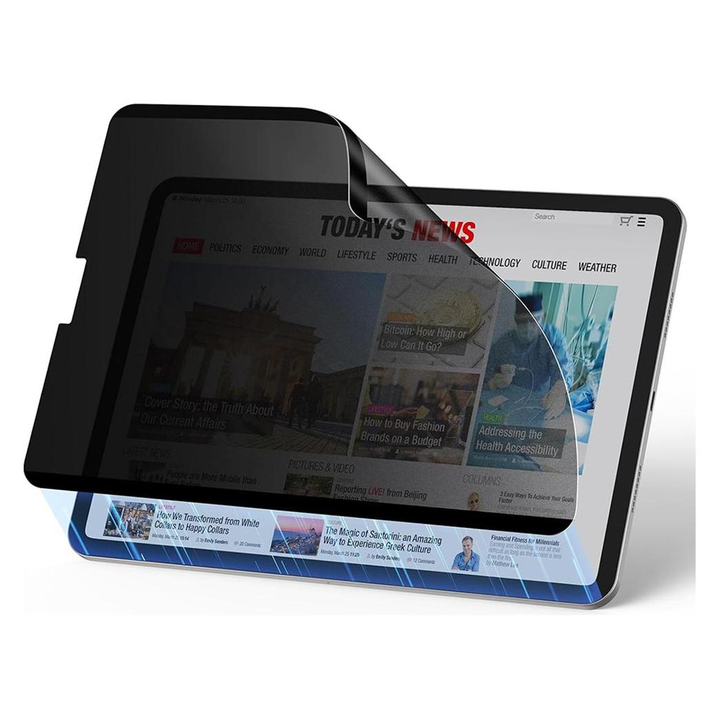 ESR - Magnetic Privacy Screen Protector - iPad Pro 12.9 (2018 / 2020 / 2021 / 2022) - Privacy (1 Stk., Apple iPad Pro 12.9 2018, Apple iPad Pro 12.9 2020, Apple iPad Pro 12.9 2021, Apple iPad Pro 12.9 2022) (56344979)