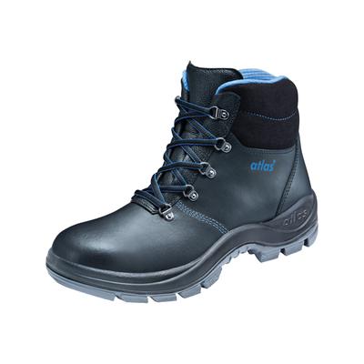 Stiefel ATLAS SCHUHE "Duo Soft 725" Gr. 46, schwarz, 46, Obermaterial: 50% Rindsleder Leather cow. 50% Lammleder LEL., Schuhe, Stiefel