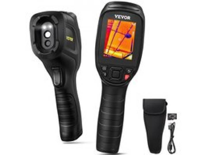 VEVOR Image Thermique Infrarouge -20 à 550 ℃ Caméra Thermique 25 Hz Caméras Infrarouges Imagerie Thermique 320 x 240 pixels Parfaite pour l'Inspection de Maison, la Vérification du CVC, la Plomberie