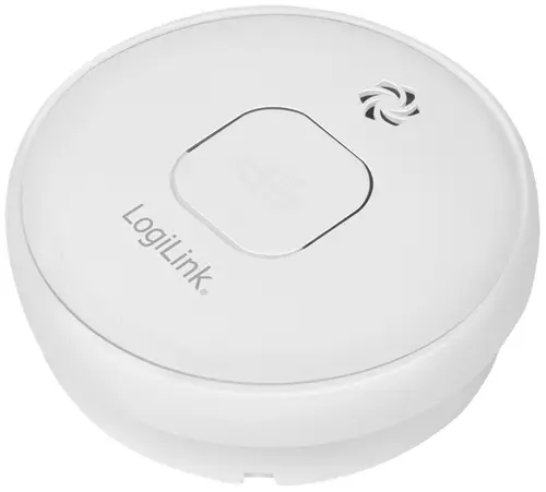 LogiLink SC0016 Rauchwarnmelder inkl. 10 Jahres-Batterie batteriebetrieben (Ø x H) 104 mm x 50 mm