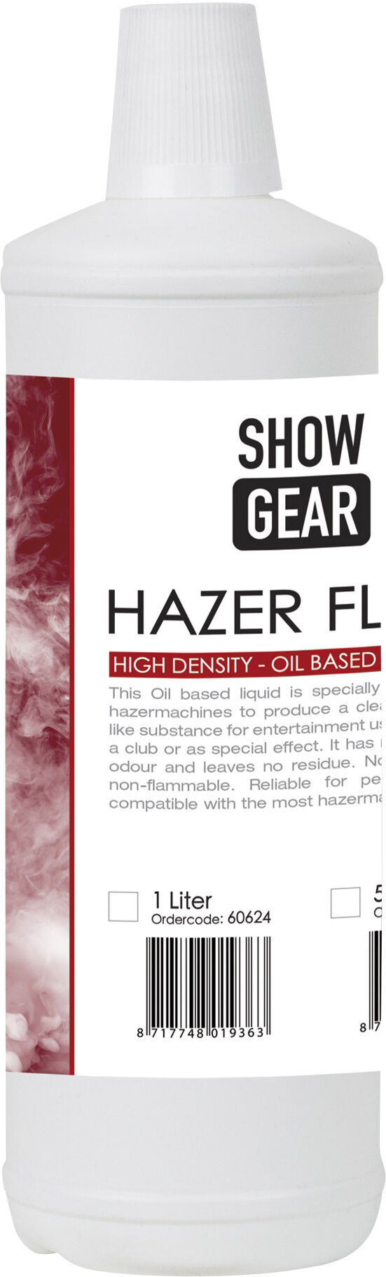 Showgear Hazer-Flüssigkeit 1 Liter – Auf Ölbasis