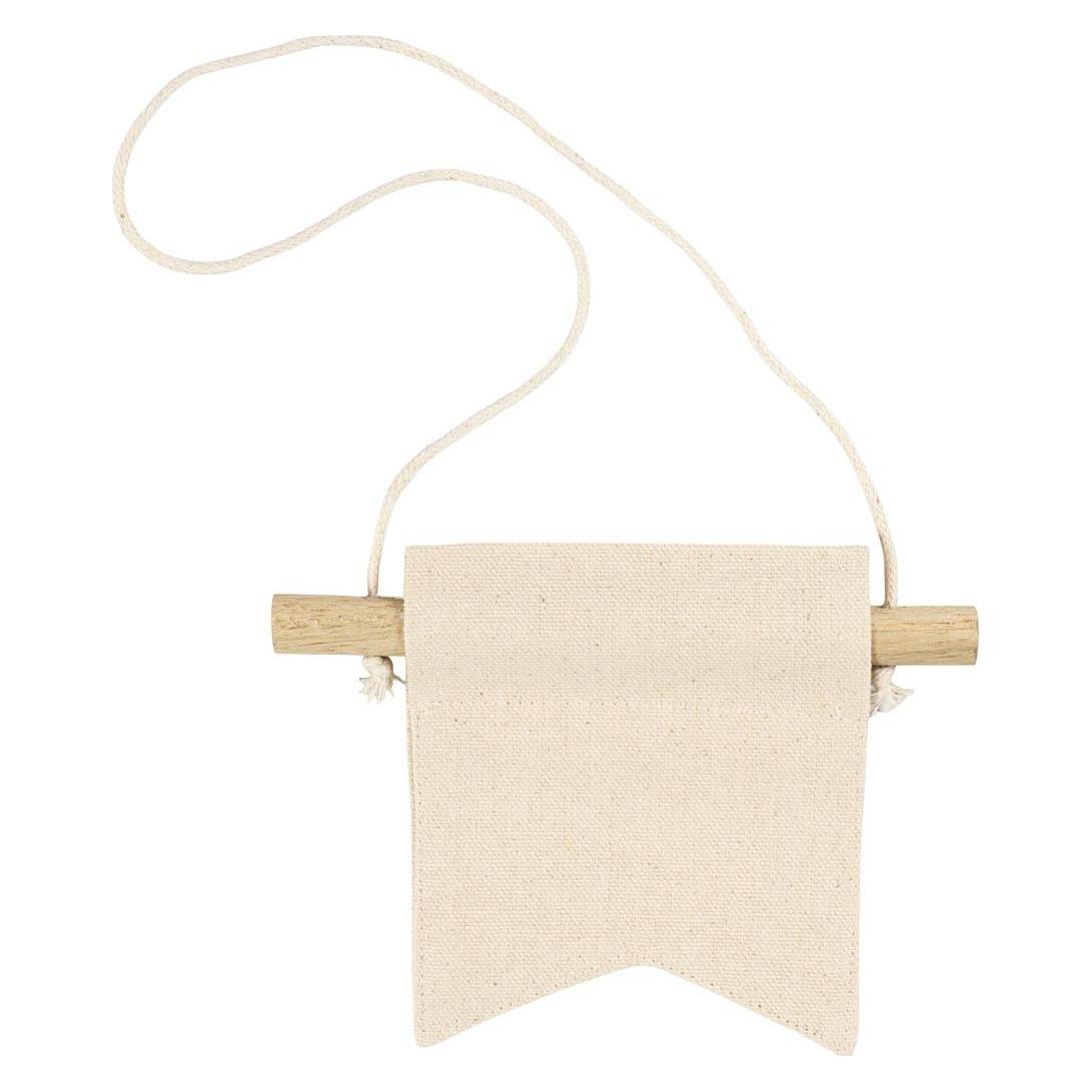 Creativ Company Small Wall Banner, Swallowtail shape, H: 12 cm, W: 10,5, 300 g, light natural, 2 pc/ 1 pack (498440)