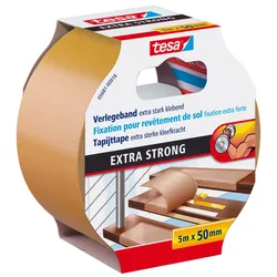 tesa doppelseitiges Klebeband EXTRA STRONG 50,0 mm x 5,0 m