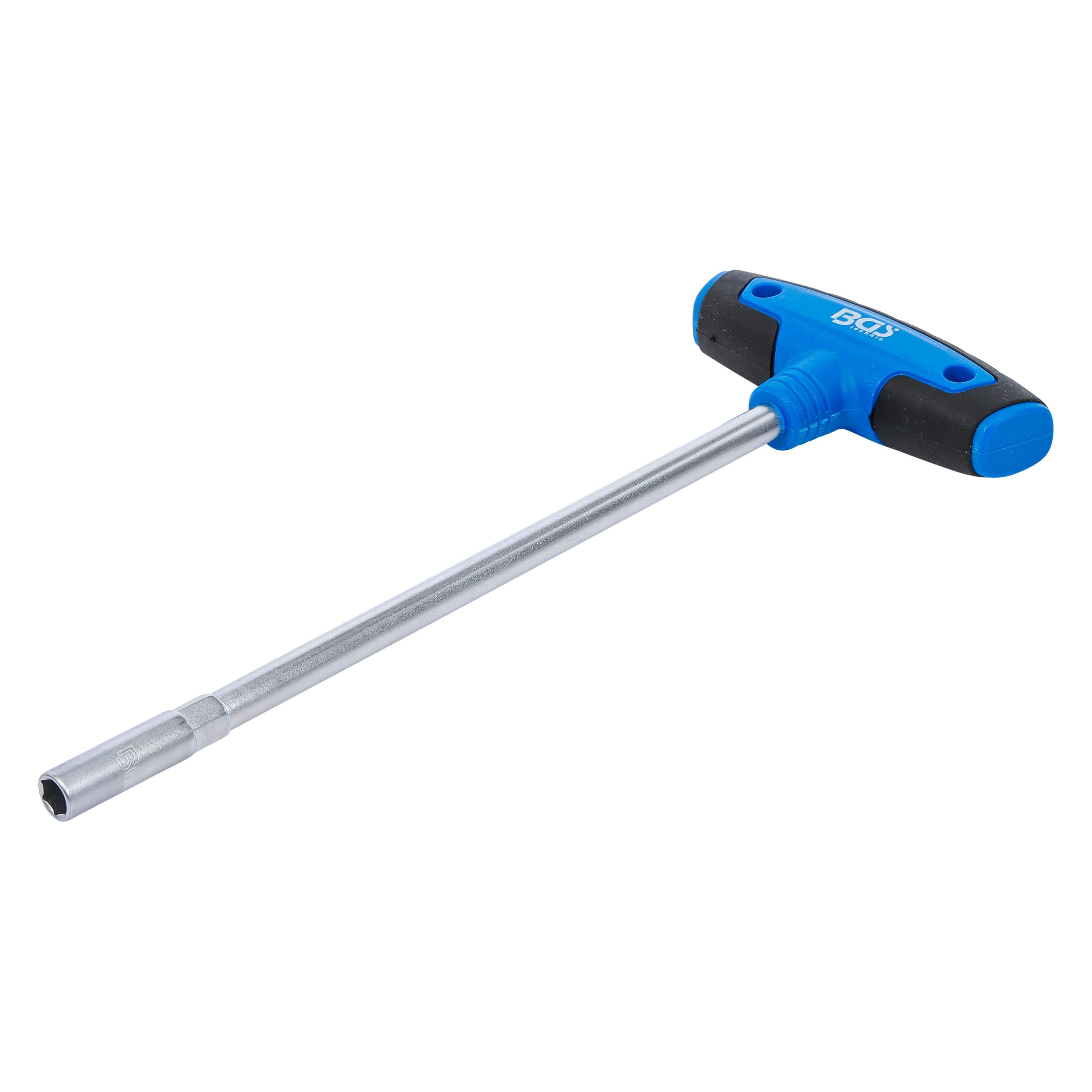 BGS Steckschlüssel mit T-Griff, Sechskant SW 8 mm (8 mm) (7808)