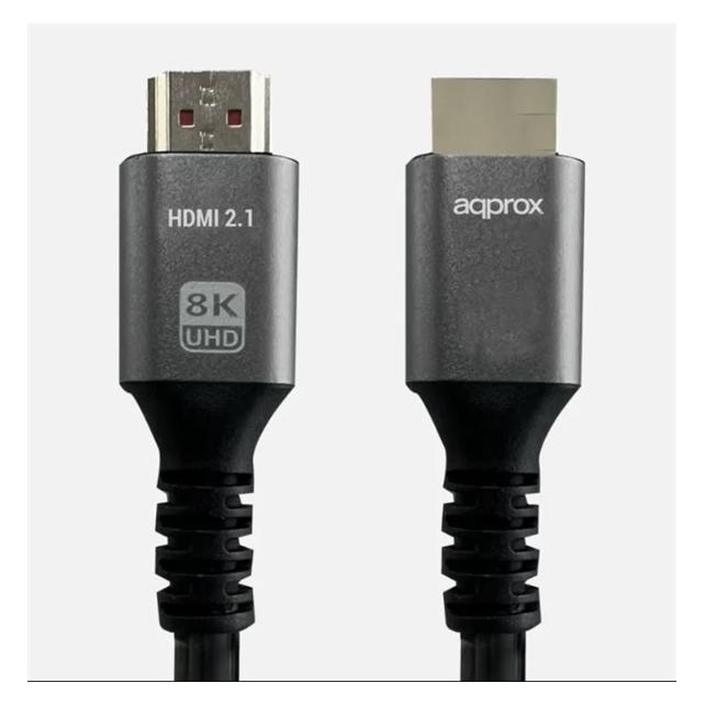Approx Griffin HDMI 2.1-Kabel - Stecker auf Stecker - 8K - 3,00 m - HDCP 2.2 (3 m) (KOMVEZAPPC64)