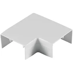 Hager, Leitungsführung, Flanschwinkel LFF 40065 PHFür LF 40060Höhe 40 mm, Breite 60 mmPerlweisser Kunststoff