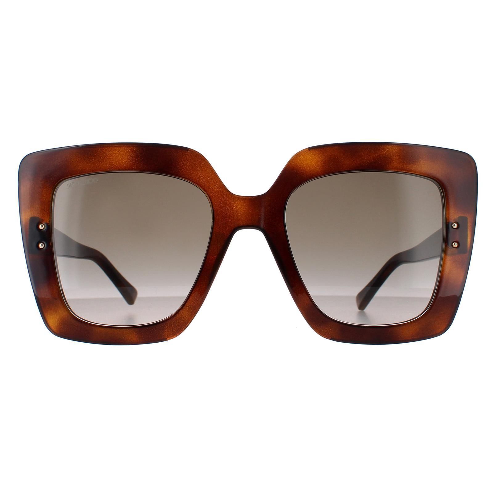 Jimmy Choo AURI/G/S 086 HA havana bruin gradiÃ«nt zonnebril