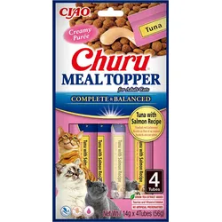 INABA CAT Meal Topper Thunfisch mit Lachs 4x14g