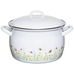 Kelomat Riess Fleischtopf mit Deckel 20cm 3.5 Liter BIENE, Pfanne + Kochtopf