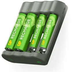 GP DE B441 USB-Akku-Ladegerät inkl. Akkus