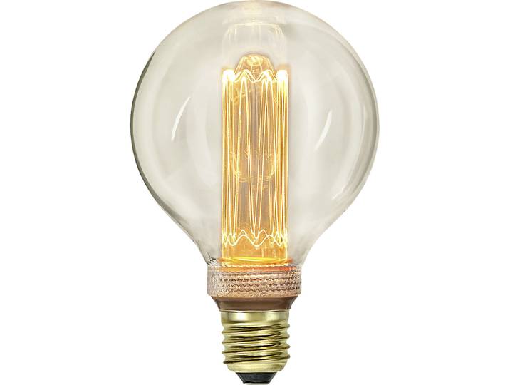 Bulbs Leuchtmittel Bulb Glas E27 T 9.5 cm 2.5 W - Farbe: amber - LED - Lichtfarbe: Kerzenlicht - LED Leuchtmittel