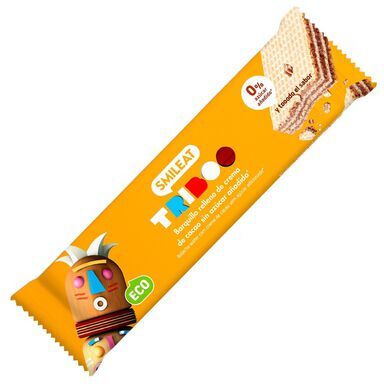 Smileat Triboo Bolacha Bio Wafer Cacau 0% Açucar 30 gr