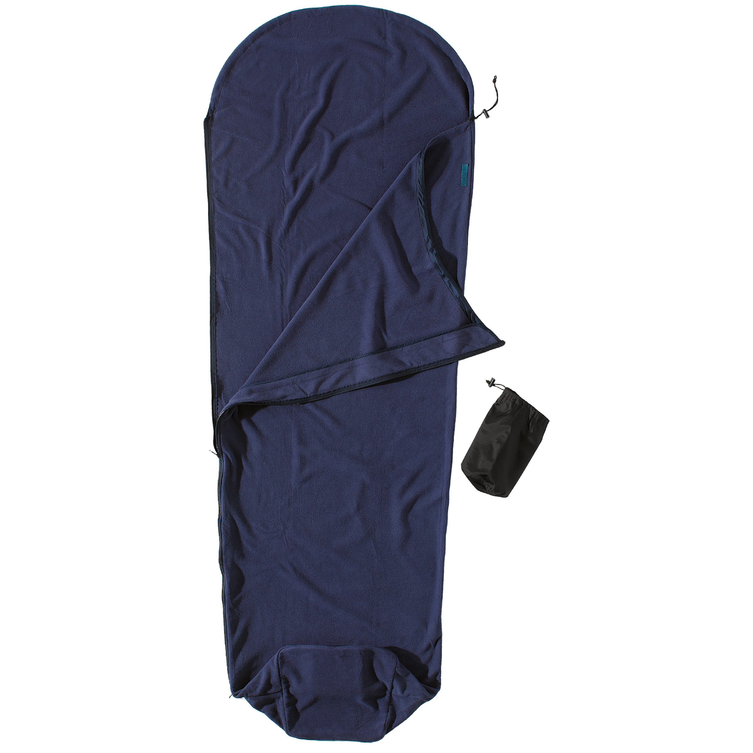 Cocoon Micro-Fleece Mummyliner Hüttenschlafsäcke & Inlets blau Größe max. 210cm Trekking Atmungsaktiv