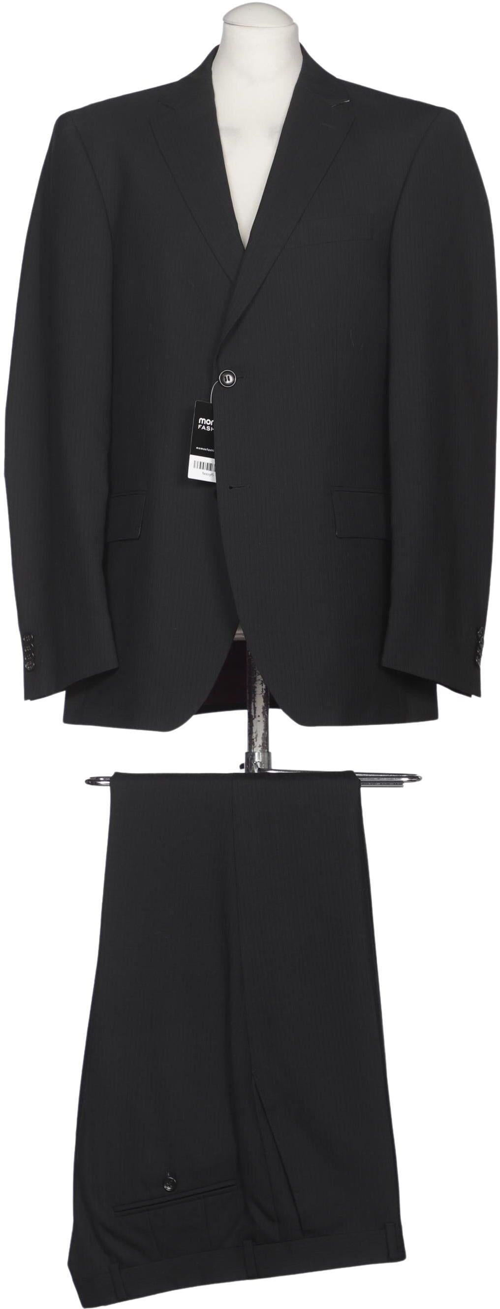 Tommy Hilfiger Tailored Herren Anzug, Schwarz, Gr. EU 50, Schurwolle / Viskose - Second Hand
