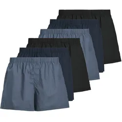 JACMILANO WOVEN BOXERS 6 PACK Herren Web-Boxershorts