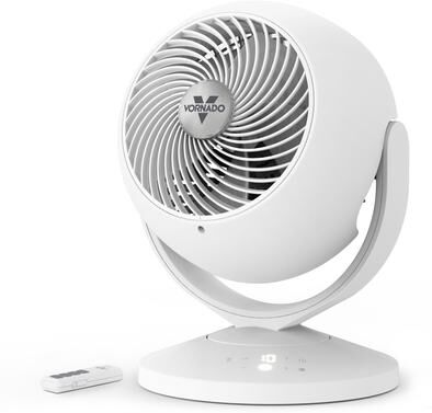 Vornado VORA 8 Whole Room Large Air Circulator with OmniWave Oscillation, Remote