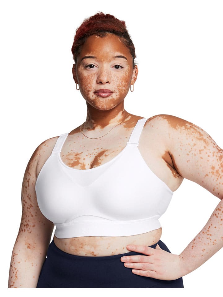 Under Armour Sport-BH in Weiß - S/D-DD Cup