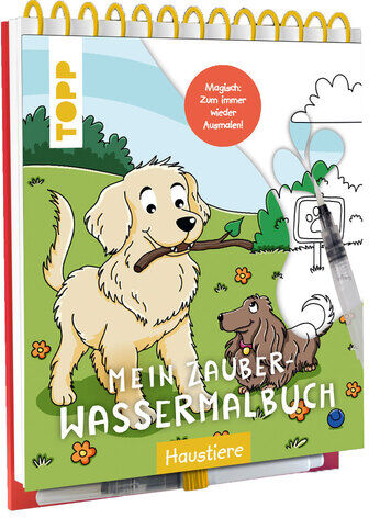 Block "Mein Zauber-Wassermalbuch – Tiere"