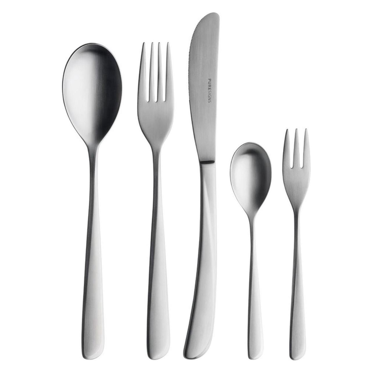 Puresigns Besteck VENTI 88 teilig mattiert (88 Stk., Besteck Set) (30340808)