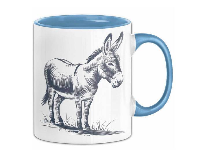 Trendation Tasse Eselbauer Esel Tier Tasse Geschenk Lustige Geschenkidee Spruch