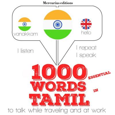 1000 essential words in Tamil - JM Gardner, Audio, 9782821117969