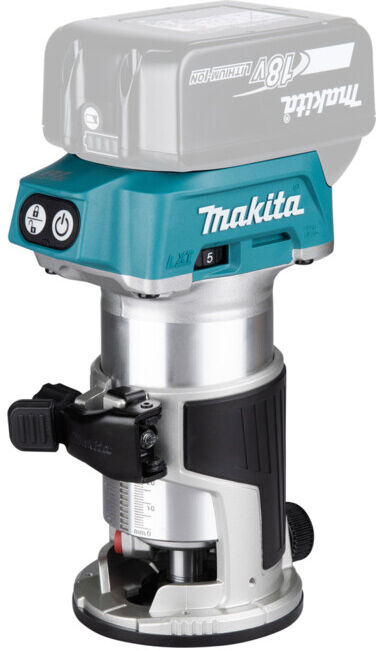 Défonceuse/affleureuse sans fil Makita DRT50Z Ø 6 et Ø 8 mm version solo (DRT50Z)