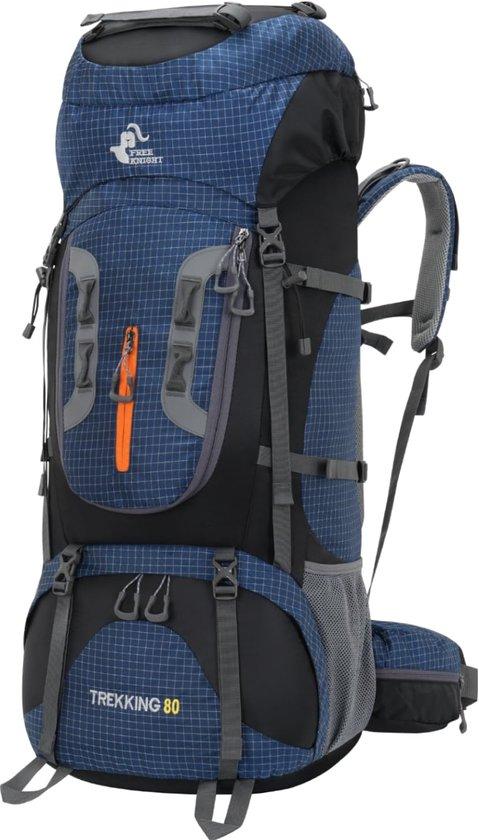 80-Liter wasserdichter Wanderrucksack mit Regenhülle, leichter Outdoor-Sportrucksack für Reisen, ideal für Klettern und Touren
