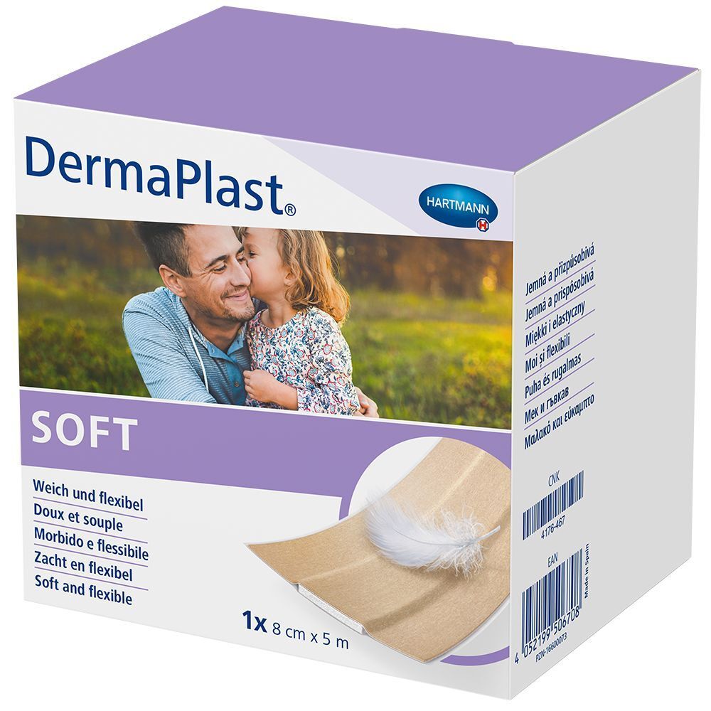 Dermaplast Soft Pflaster 8 cmx5 m 1 St