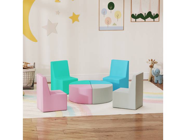 AIYAPLAY Parcours Motricité Bébé 8PCS Mousse EPE Multicolore