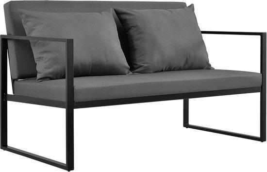 Famanu Gartenbank 2-Sitzer mit Kissen - 114 cm breit