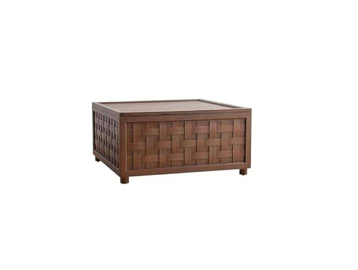 CUISGOR Couchtisch Dekorativer Couchtisch Mesa para Centro De Sala 80*80*40,5 cm, Massivholz, geeignet for Wohnzimmer, Hotels, Geschäfte und Lagerräume neben Sofas