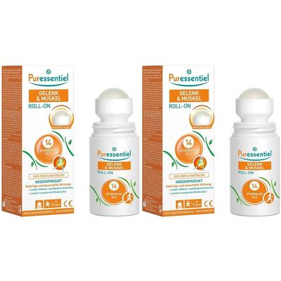 Puressentiel Gelenk & Muskel Roll-on 2x 2x75 ml Ätherisches Öl